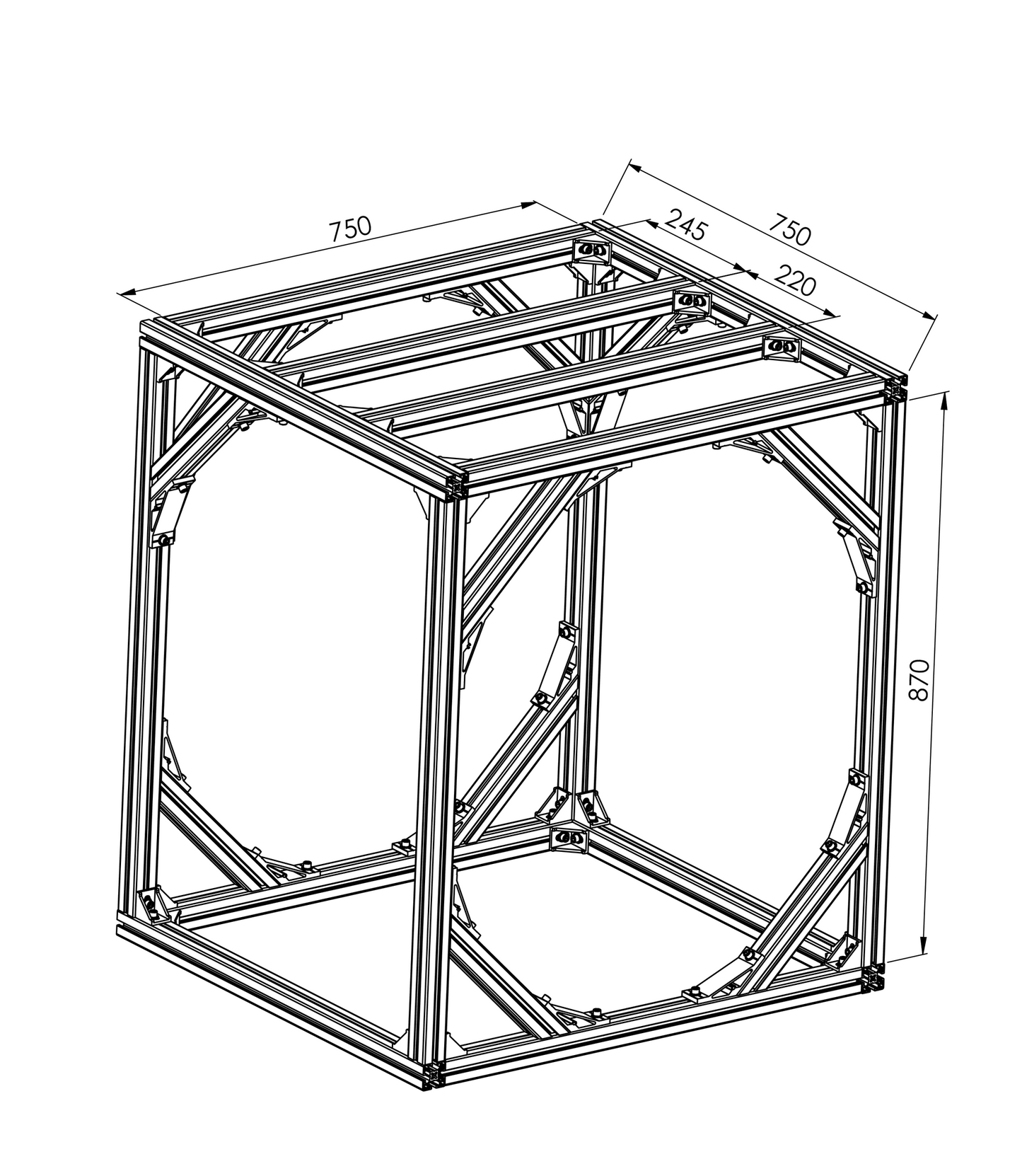 Delta X S Frame